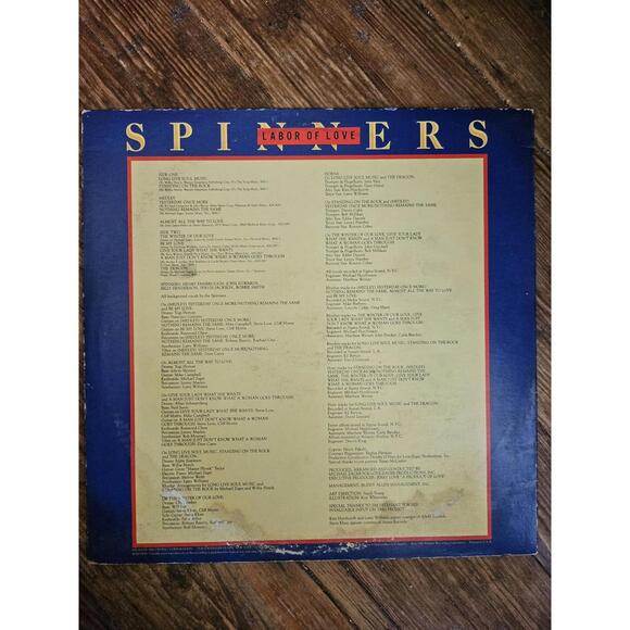 Spinners - Labor Of Love  1981  Atlantic Records vinyl LP - SD 16032 - EUC - Picture 2 of 5
